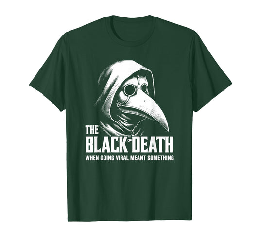 Black Death Going Viral 1347-1351 Plague Rat T-Shirt