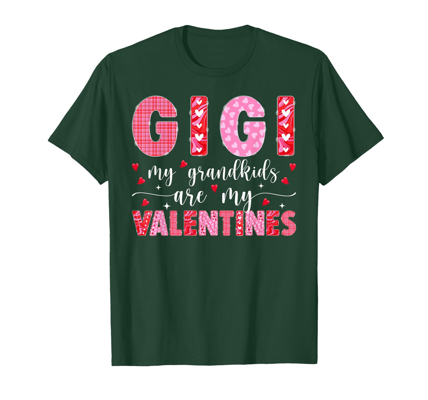 Gigi My Grandkids are My Valentines Day Gigi Valentine T-Shirt