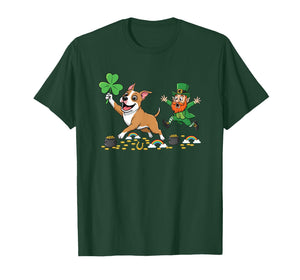 Funny American Staffordshire Terrier Clover St Patricks Day T-Shirt
