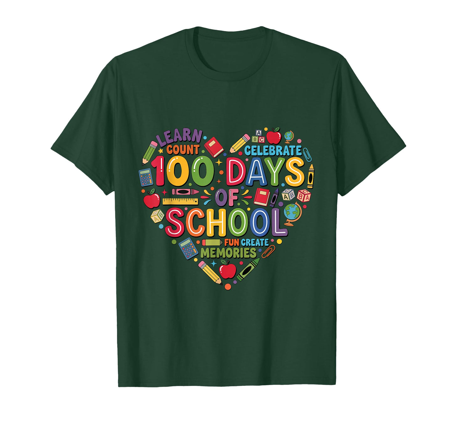 Celebrate 100 Days of Fun Learning at School! T-Shirt
