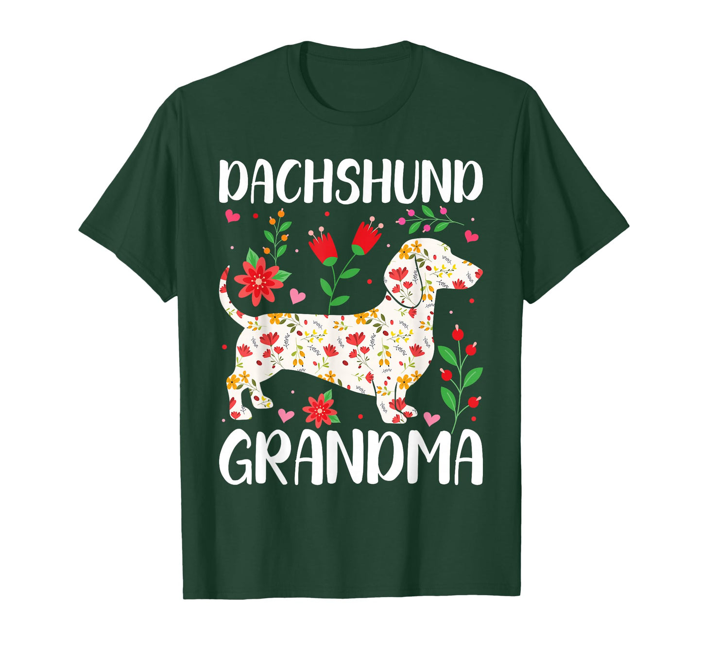 Dachshund Grandma Funny Dog Lover's Novelty Men T-Shirt