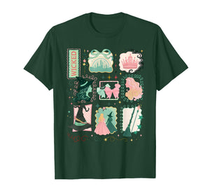 Retro Wicked Stamps Christmas Vibes Clothing T-Shirt