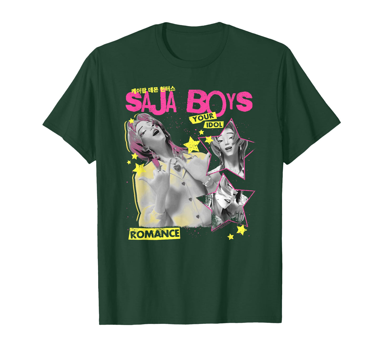 Kpop Demon Hunters Halloween Saja Boys Your Idol Romance T-Shirt