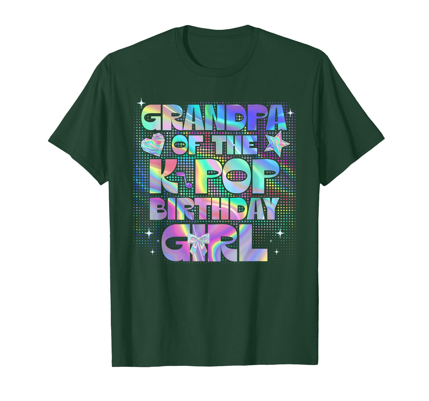 Grandpa of The K-Pop Birthday Girls Korean Music Lovers T-Shirt