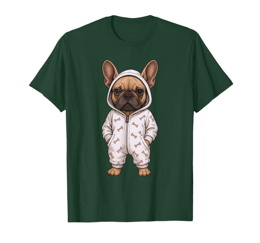 French Bulldog Sleepy Frenchie Lover Women Men Kids T-Shirt