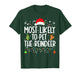 Most Likely to Pet The Reindeer Christmas T-Shirt
