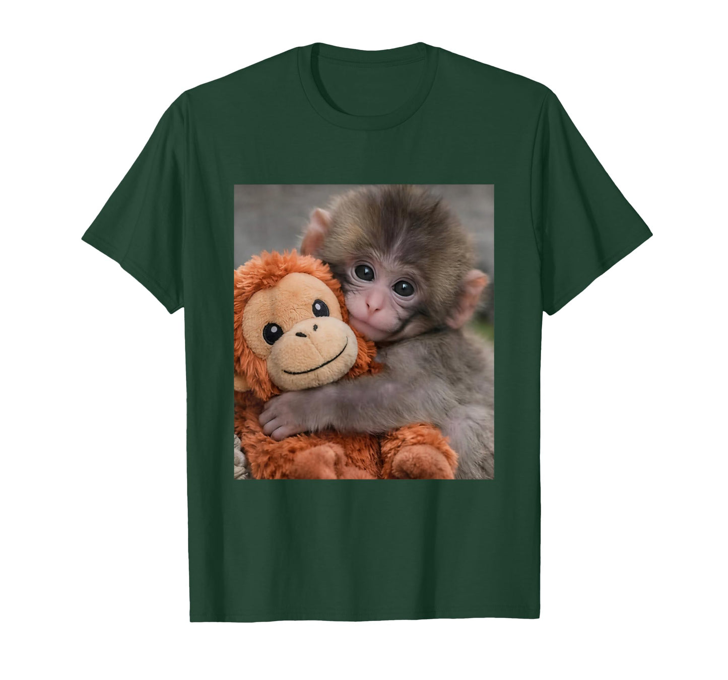 Cute Baby Monkey Punch T-Shirt