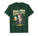 Real Men Cuddle Cats Funny Cat Lover Design T-Shirt