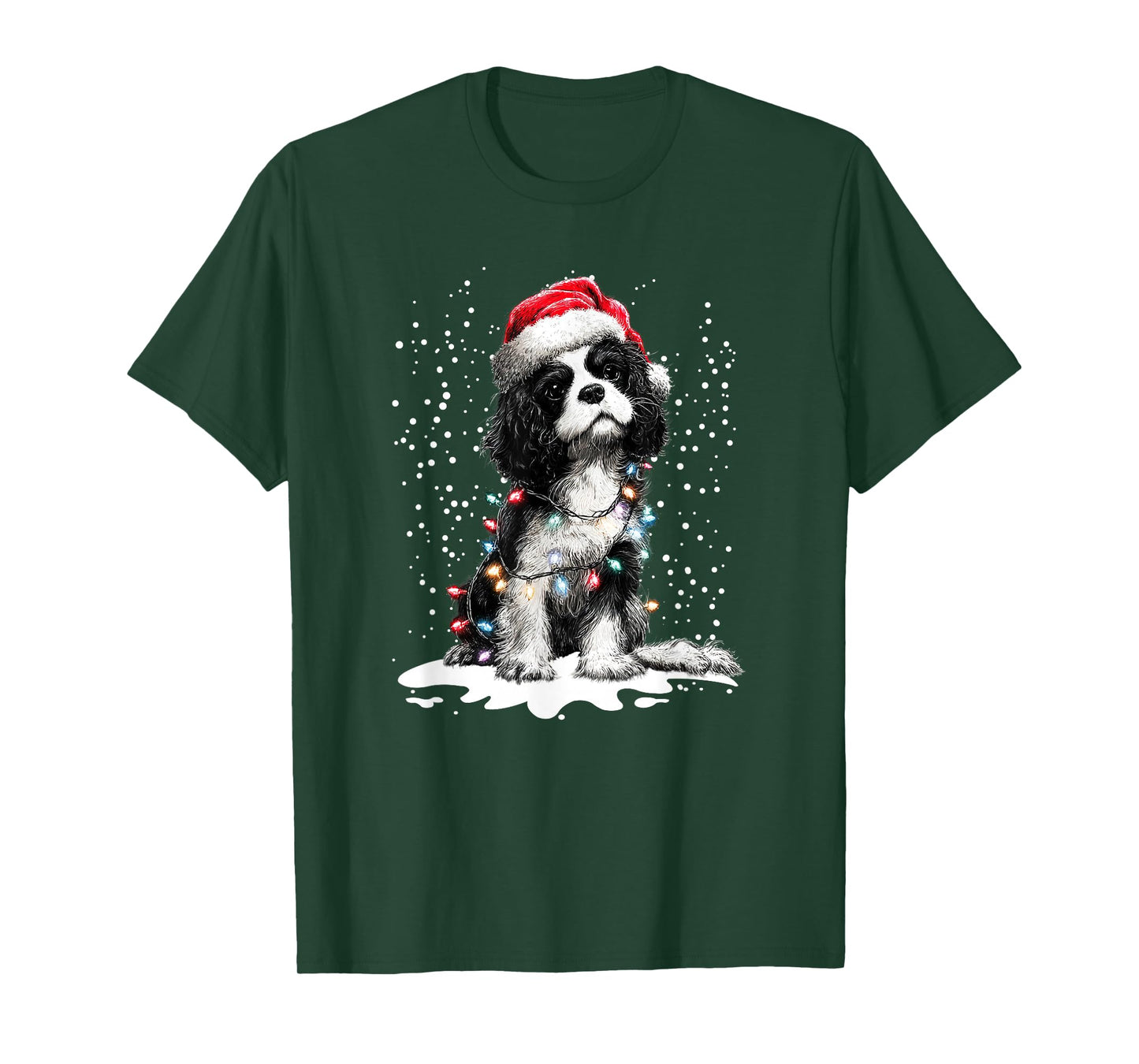 Dog Xmas Favorite Cavalier King Charles Spaniel Christmas T-Shirt