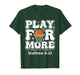Christian Basketball Jesus Bible Verse Basketball Mom Game T-Shirt