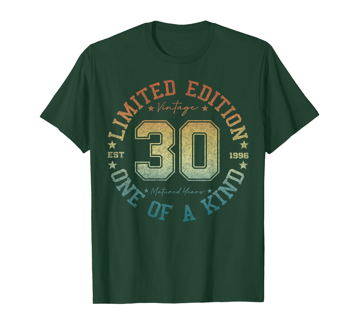 30 Year Old Gifts Vintage 1996 Limited Edition 30th Birthday T-Shirt