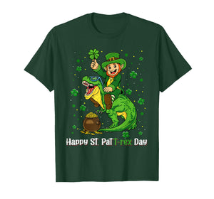 Funny T-Rex Dinosaur St Patricks Day for Boys Kids Toddler T-Shirt