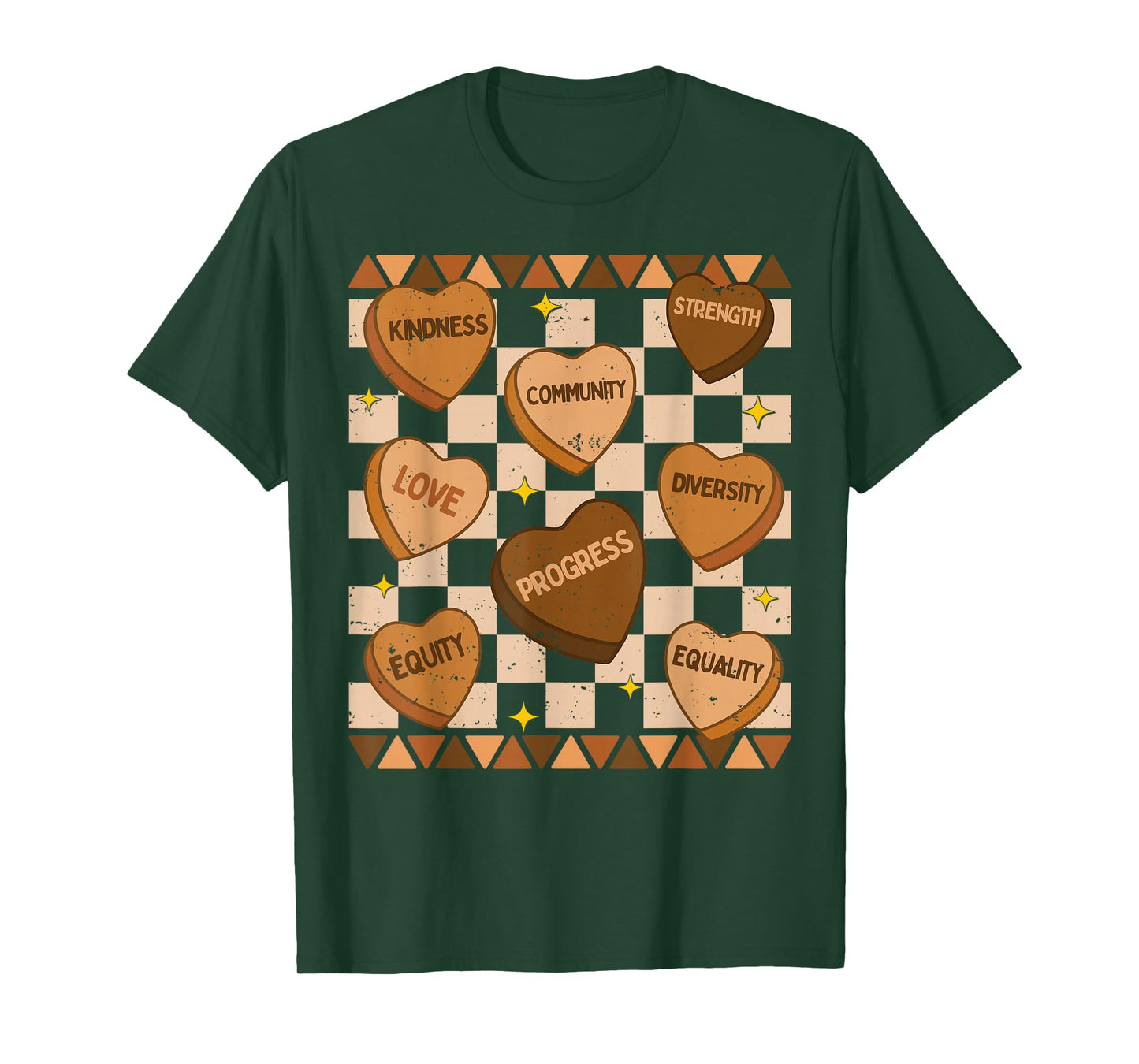 Black History Month Positive African American Men Women Kids T-Shirt