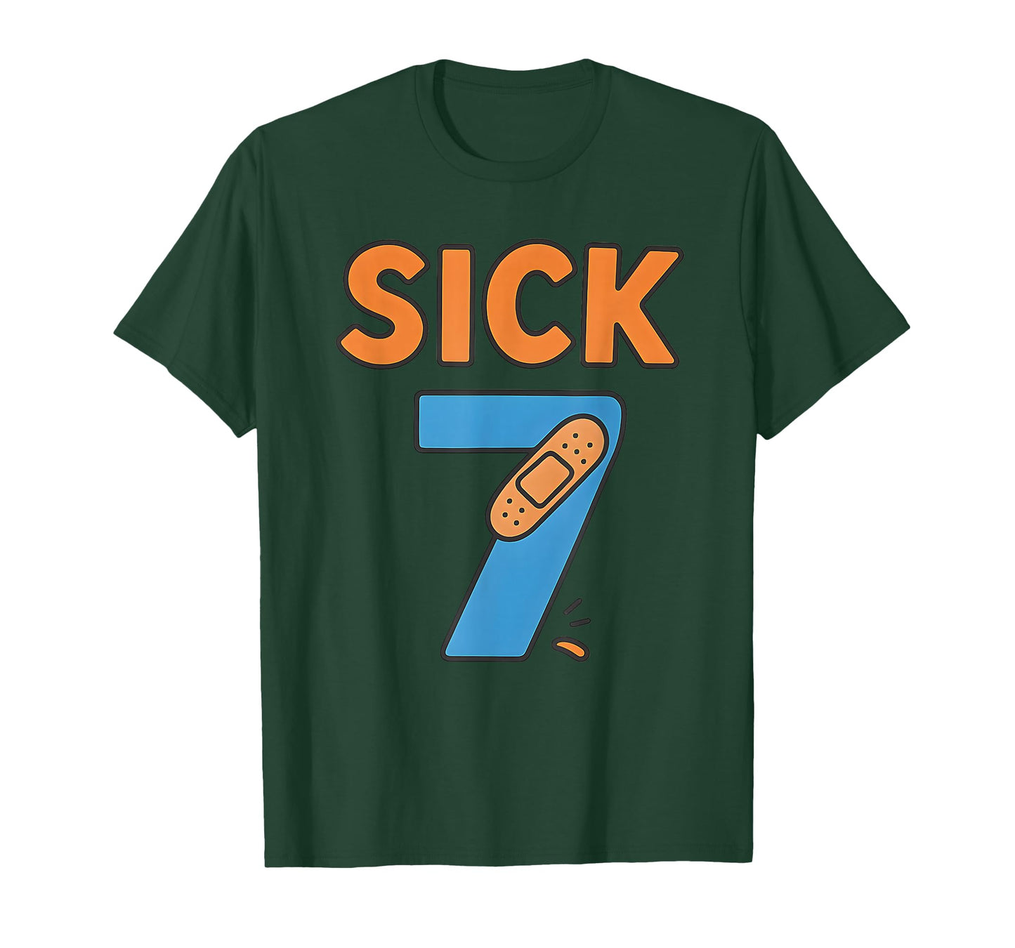 Sick Seven Meme Tee Six Seven Fun Wordplay T-Shirt