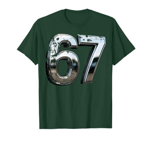 6-7 Trends s Six-Seven Car Badge Effect s Gen-Alpha Slang T-Shirt