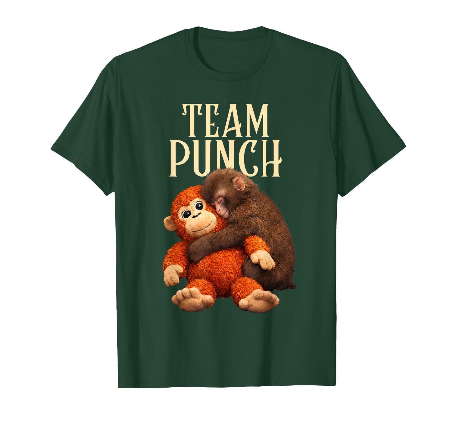 Cute Baby Monkey Punch Team Punch Kids T-Shirt