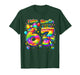 7th Birthday Girls I was 6 Now I'm 7 Years Old Kids Rainbow T-Shirt