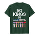 No Kings in America - No Kings Political Protest Men Women T-Shirt
