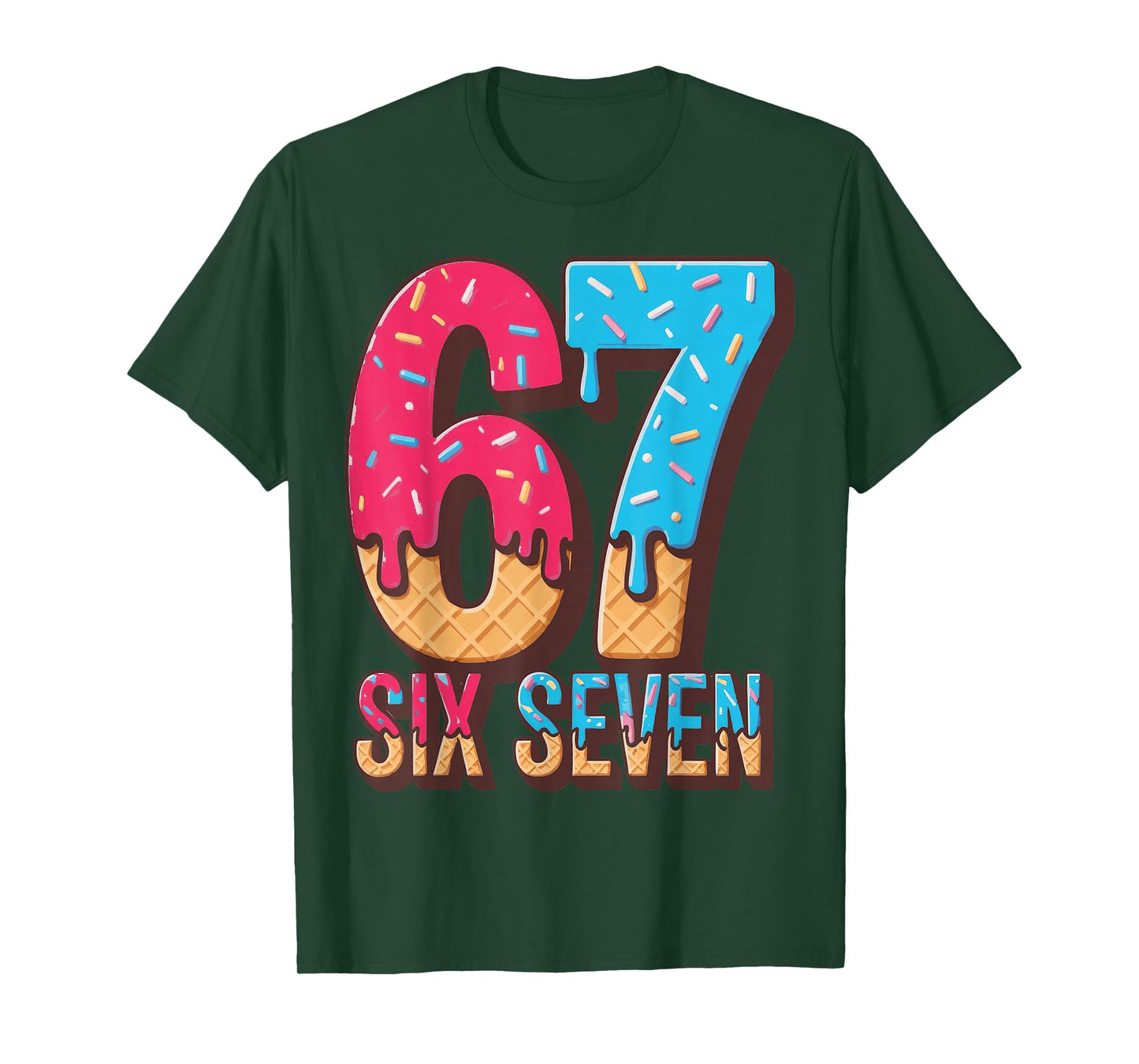 Baseball Drip Number 67 Player six Seven T-Shirt