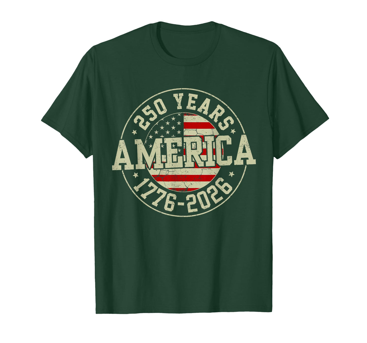 250 Years America 1776-2026 250th Birthday 4th of July Men T-Shirt