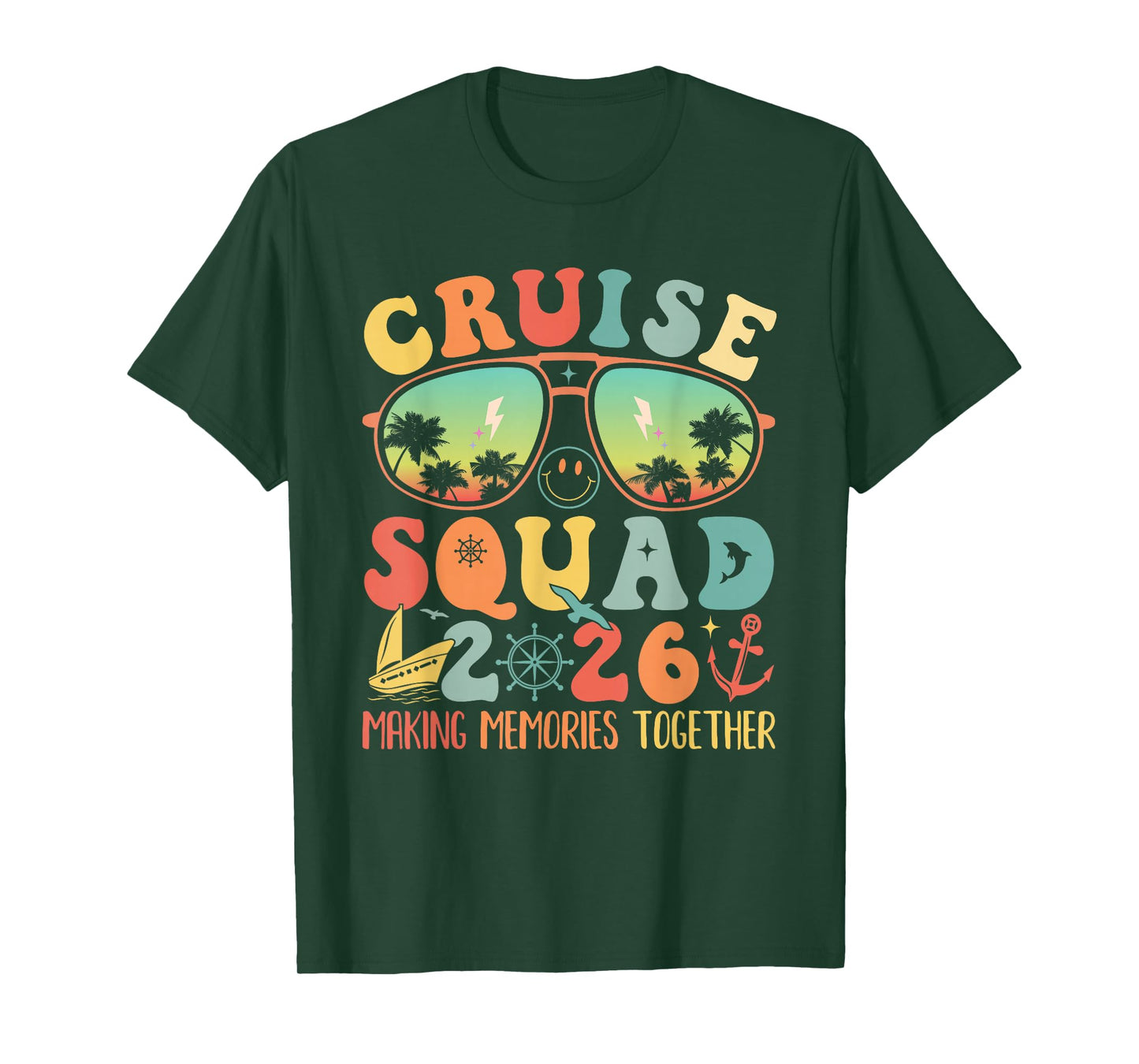 Cruise Squad 2026 Family Group Matching Summer Vacation T-Shirt