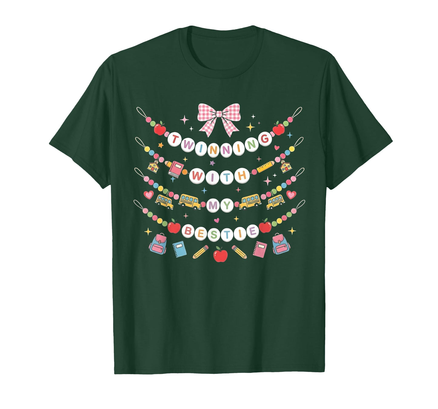 Twinning with My Bestie Matching for Best Friend Bestie Girl T-Shirt