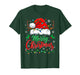 Merry Christmas Lights Red Santa Hat Xmas Family Men Women T-Shirt