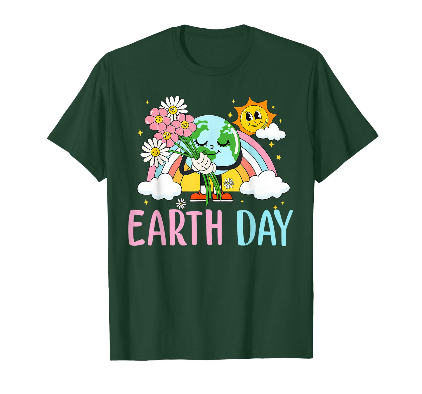 Happy Earth Day 2026 Cool Earth Day Children Kids Toddler T-Shirt