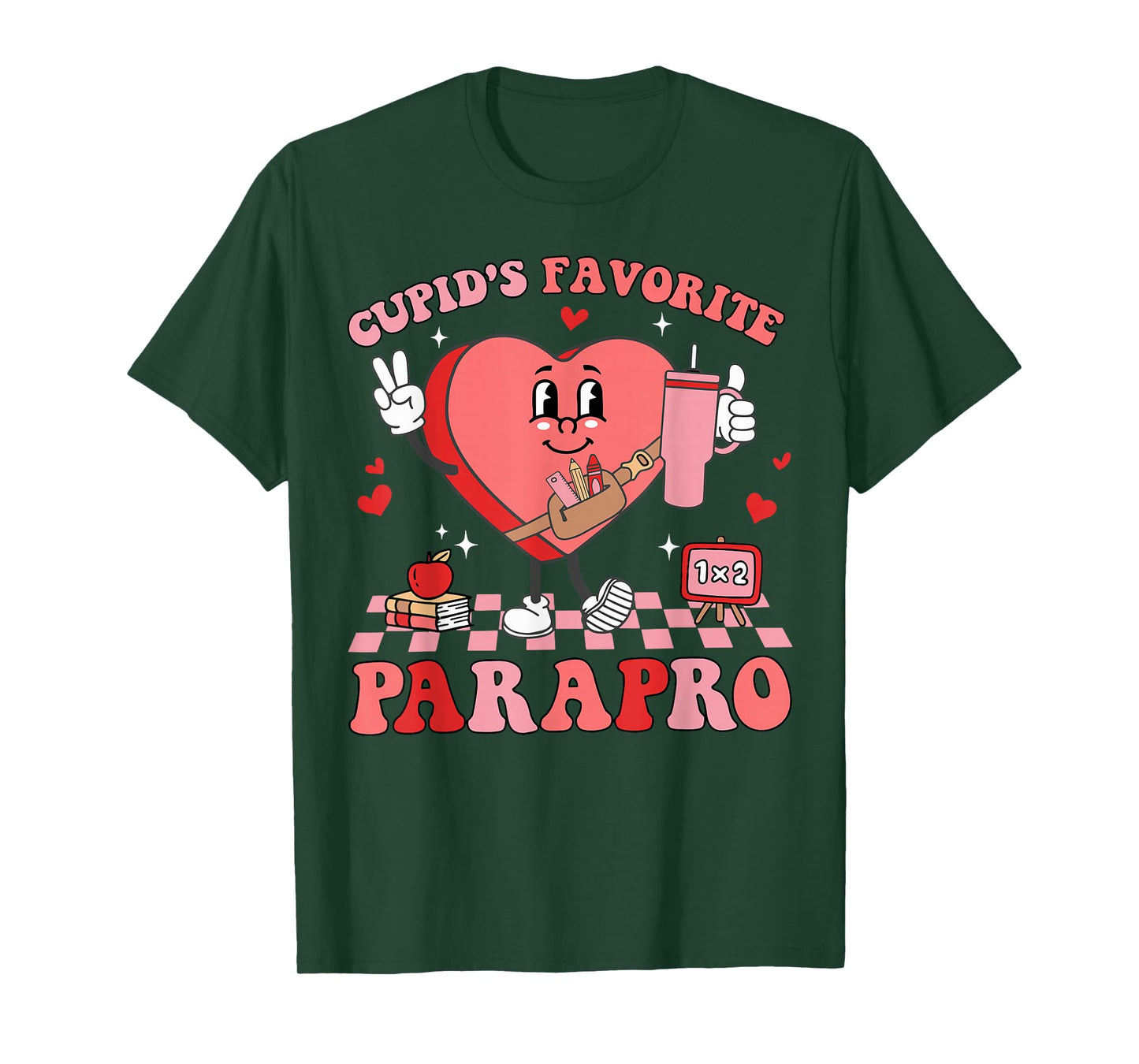 Cupids Favorite para Valentines Day Paraprofessional Teacher T-Shirt