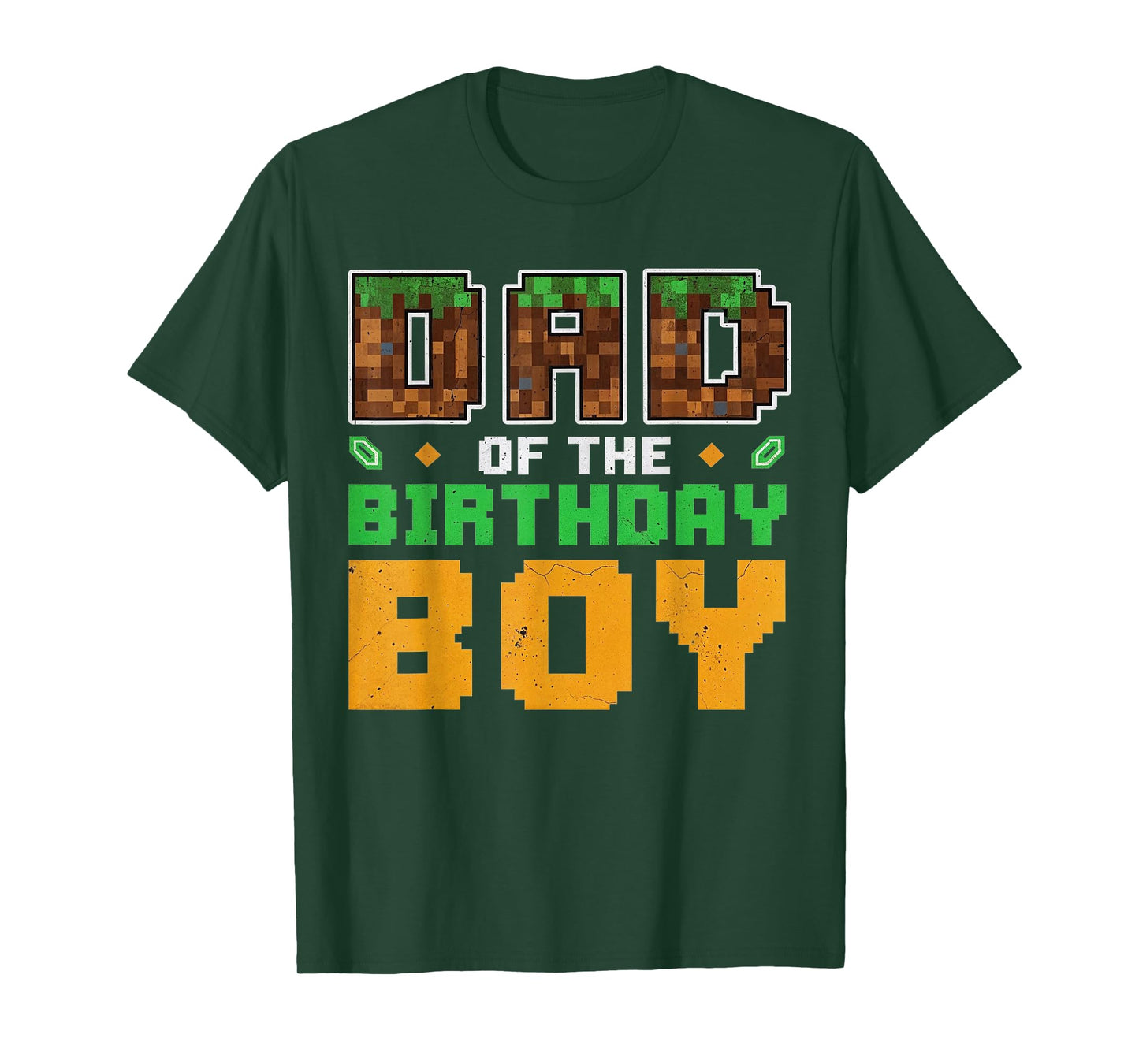 Pixel Dad of The Birthday Boy Gamer Gift for Men Women Kid T-Shirt