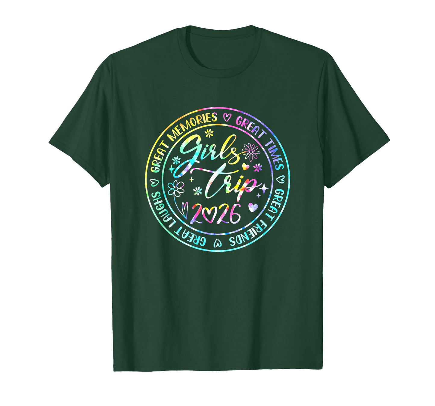 Girls Trip 2026 Womens Weekend Vacation Matching Besties T-Shirt