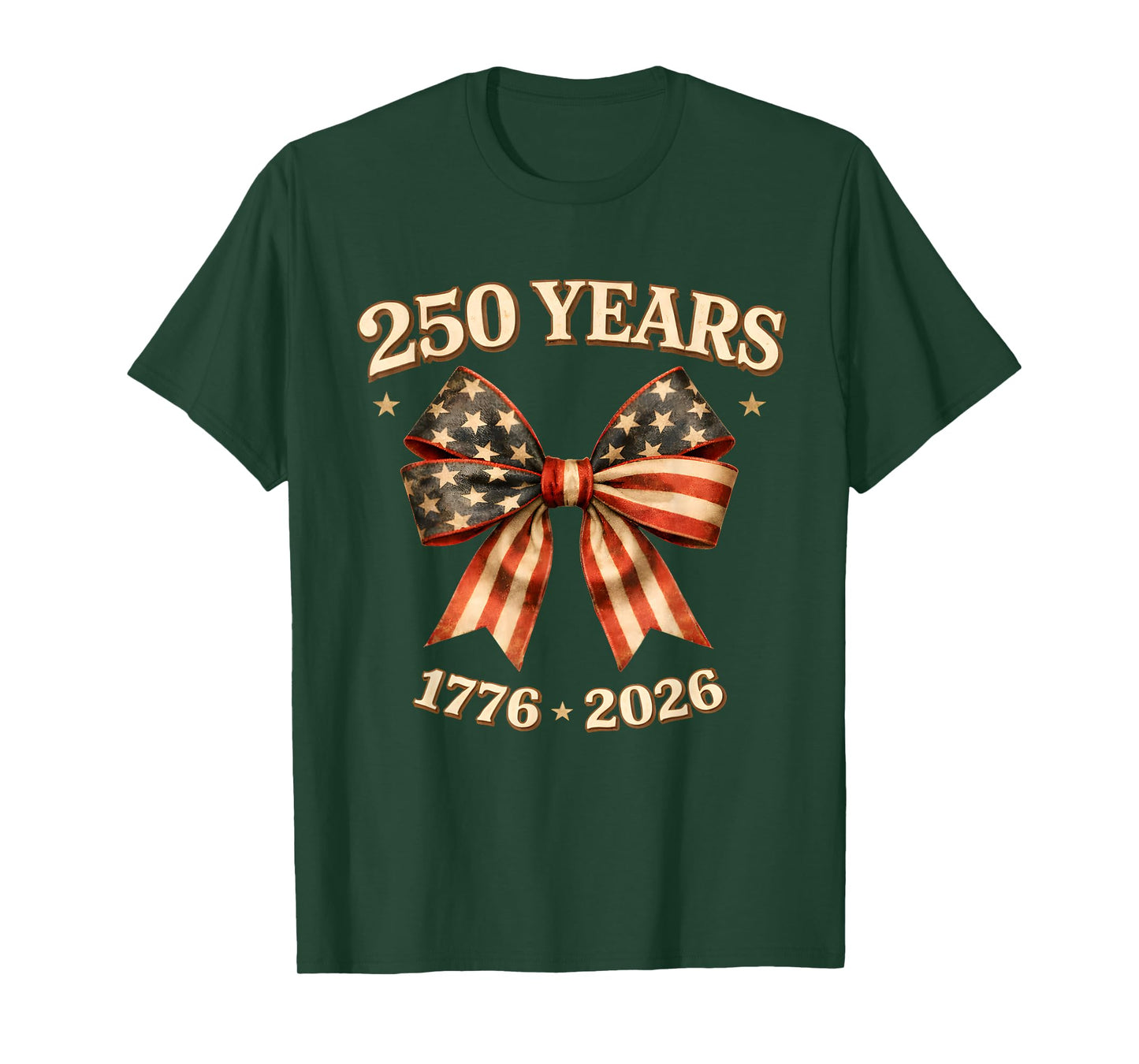 250th Anniversary USA Patriotic Red White and Blue 4th July T-Shirt
