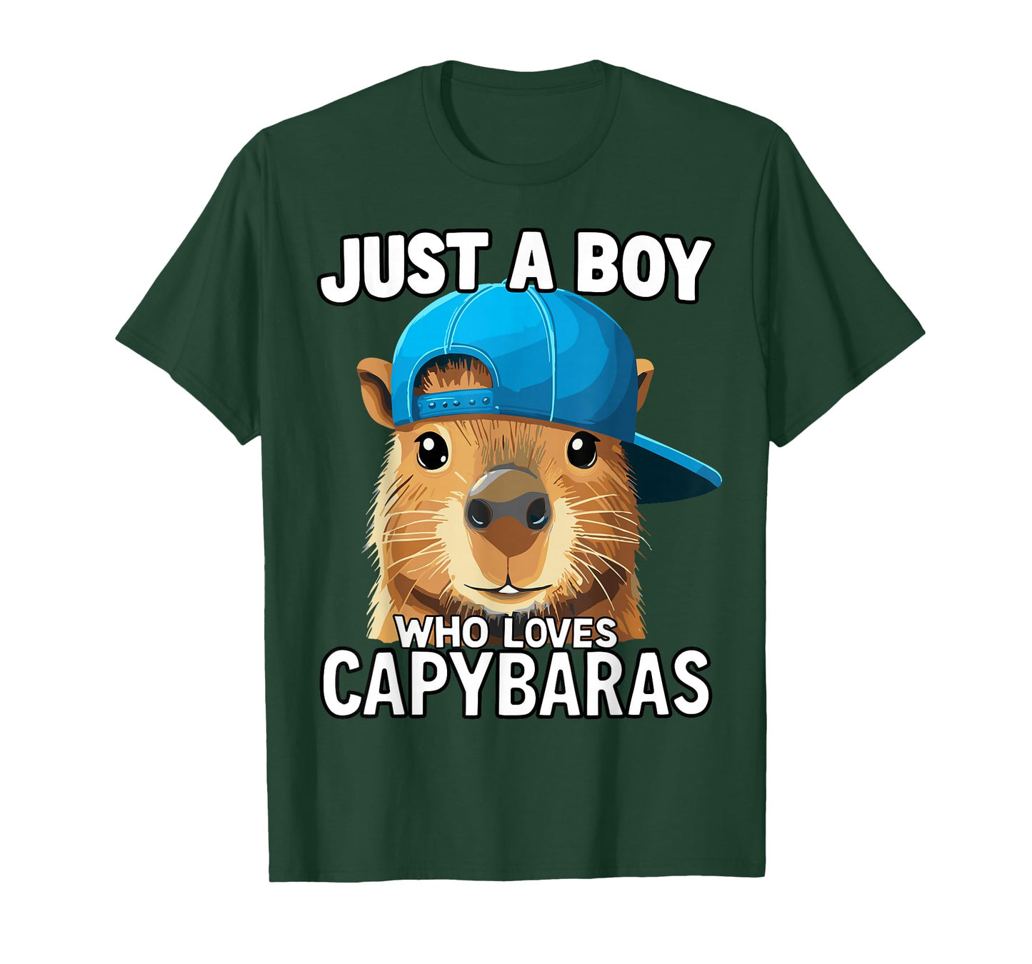 Just A Boy Who Loves Capybaras T-Shirt