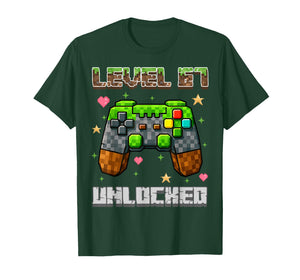 Level 67 Unlocked Gaming School Meme Six Seven Boys Kids T-Shirt