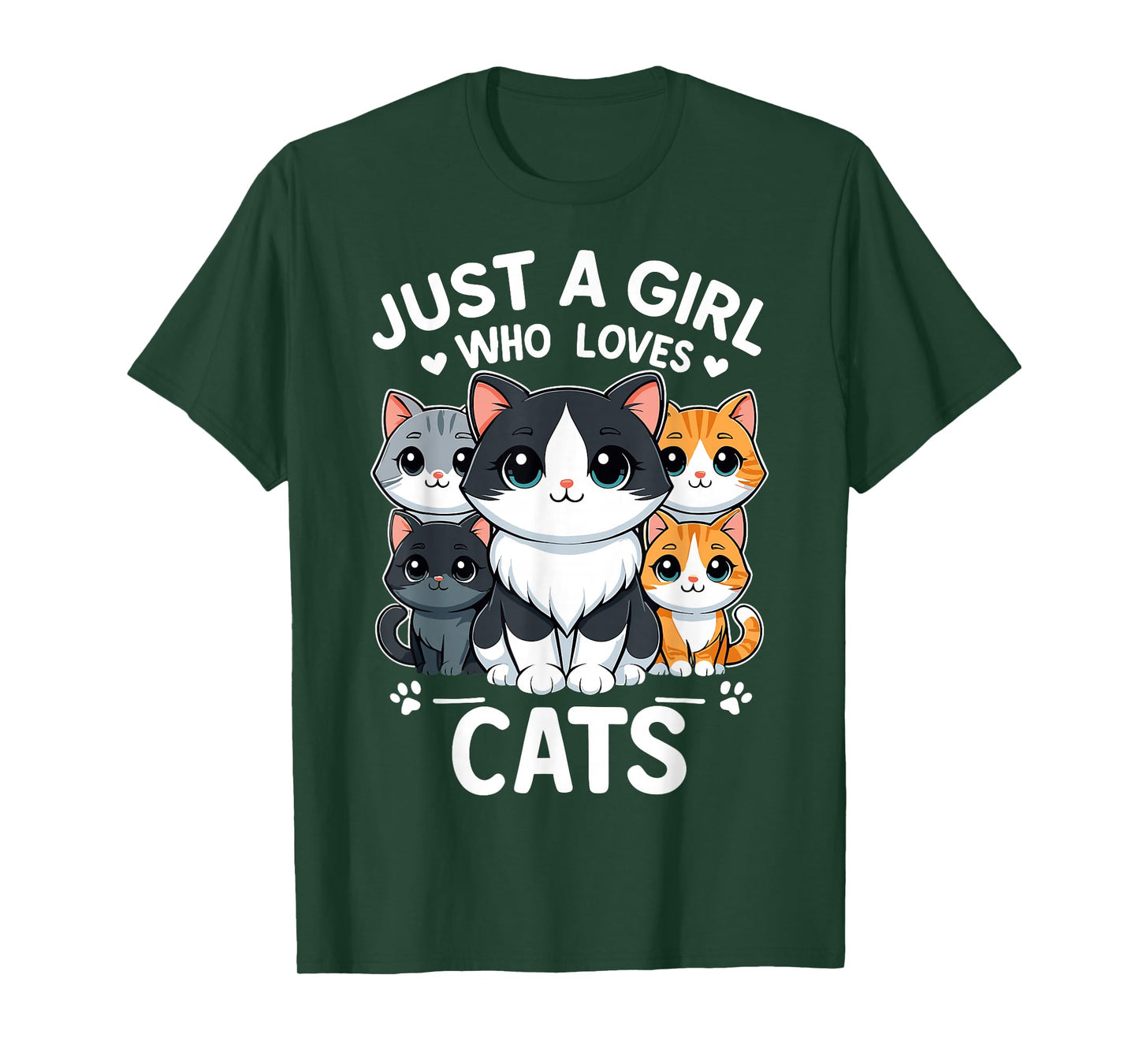 Just A Girl Who Loves Cats T-Shirt