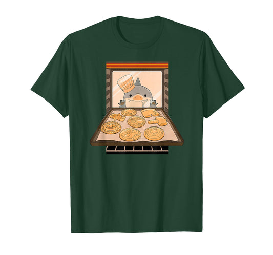 Marvel Jeff The Land Shark Baking Cookies T-Shirt