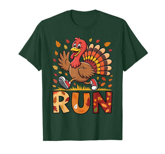 Turkey Run Costume Thanksgiving Running Turkey Trot T-Shirt