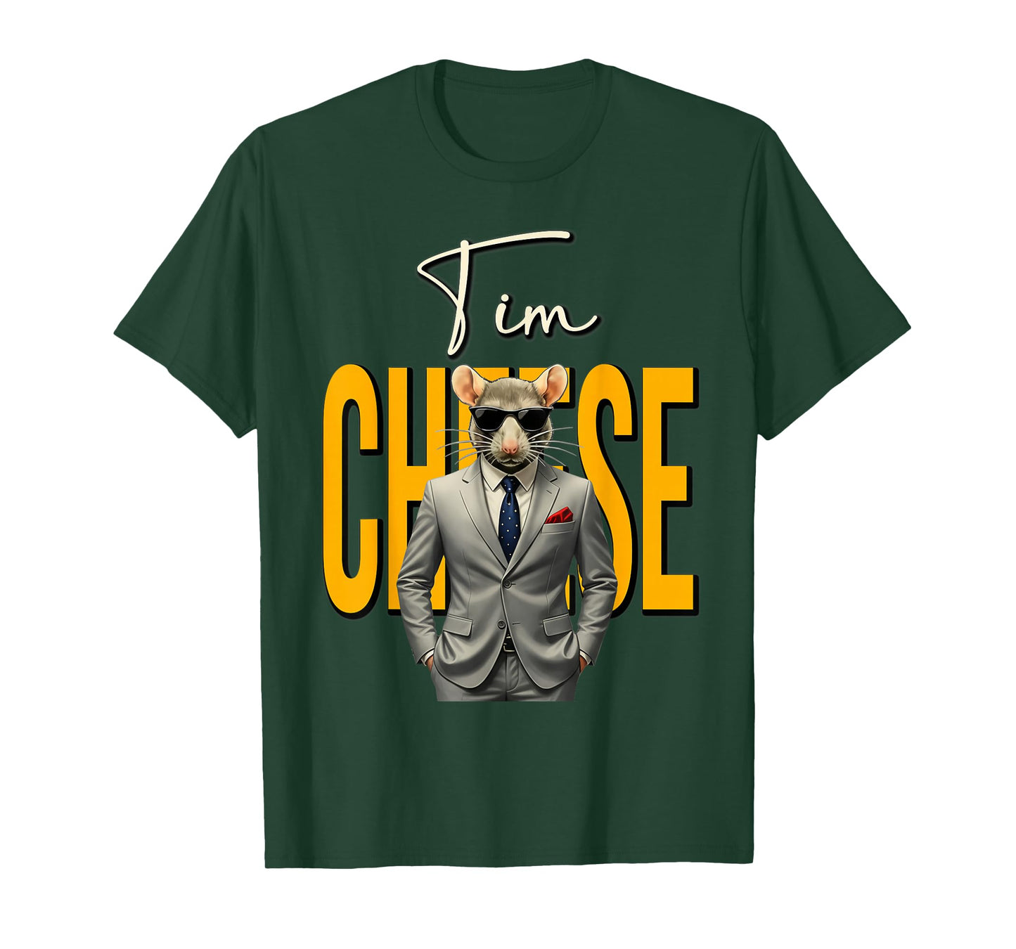 Tim Cheese - Funny Secret Agent Mouse Brainrot Kids Gaming T-Shirt