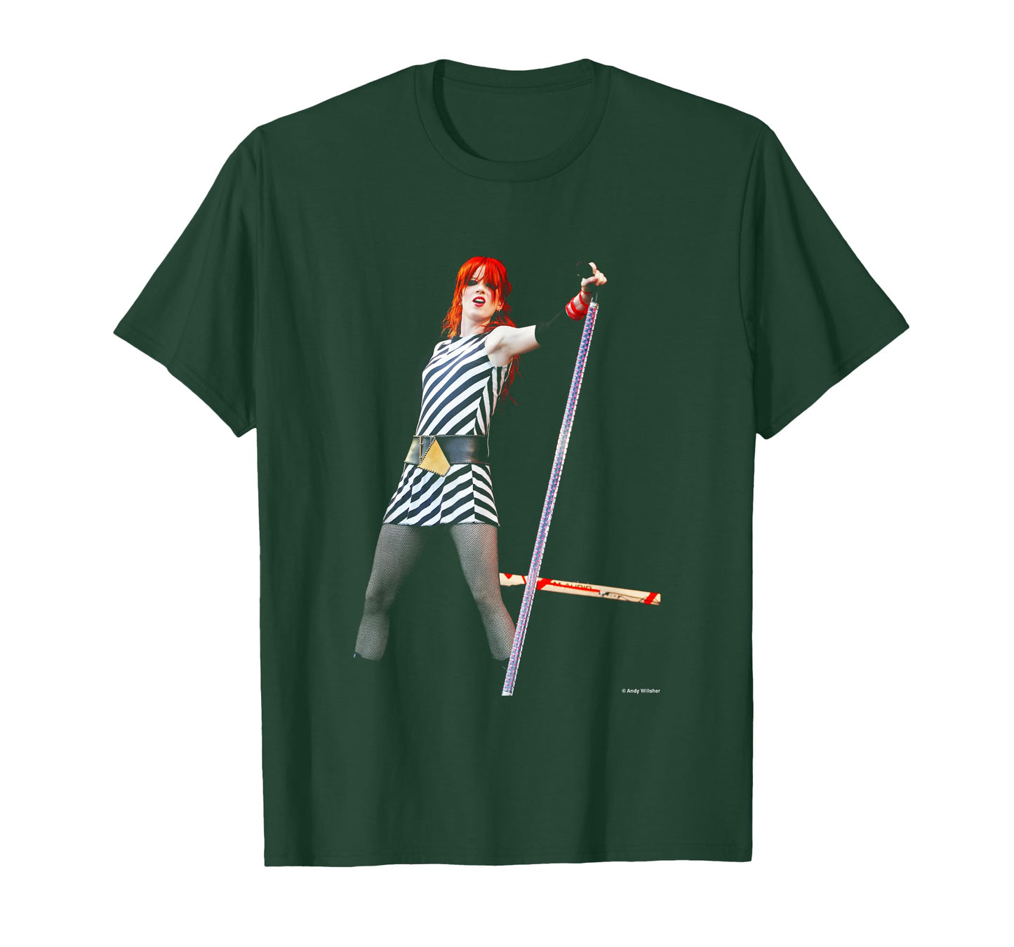 Garbage Shirley Manson Live by Andy Willsher T-Shirt
