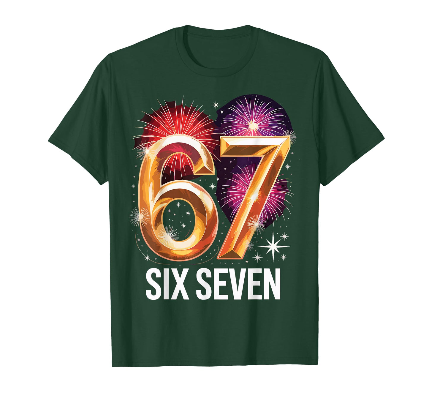 67 New Years Eve Party Pajama Shirt 6 7 Meme 67 2026 T-Shirt