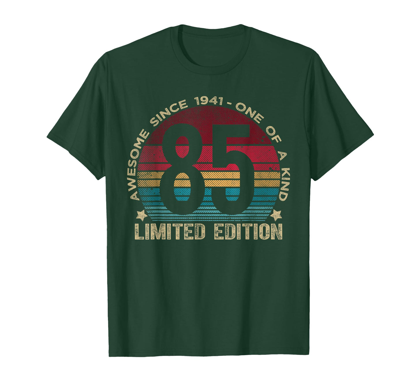 85 Year Old Gifts Vintage 1941 Limited Edition 85th Birthday T-Shirt