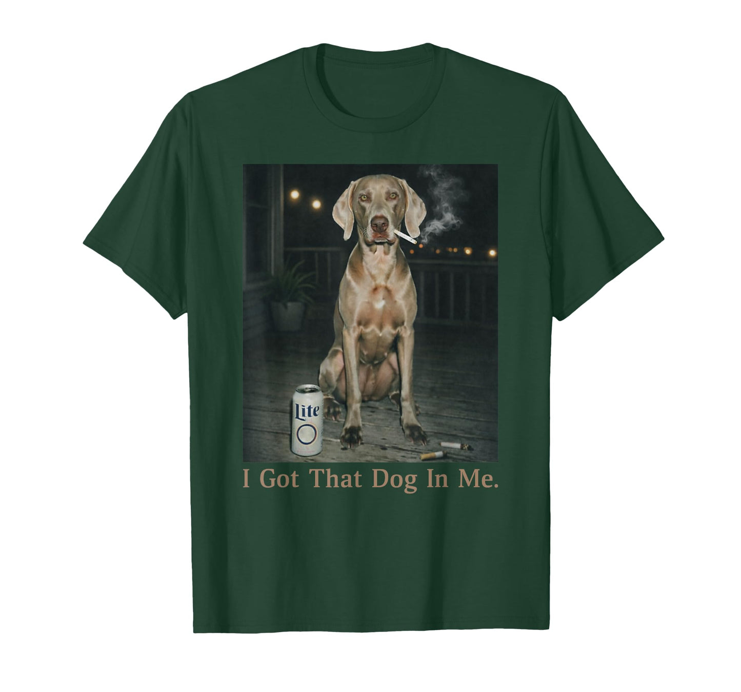 I Got That Dog in Me Funny Weimaraner Meme Weimaraner Mom T-Shirt