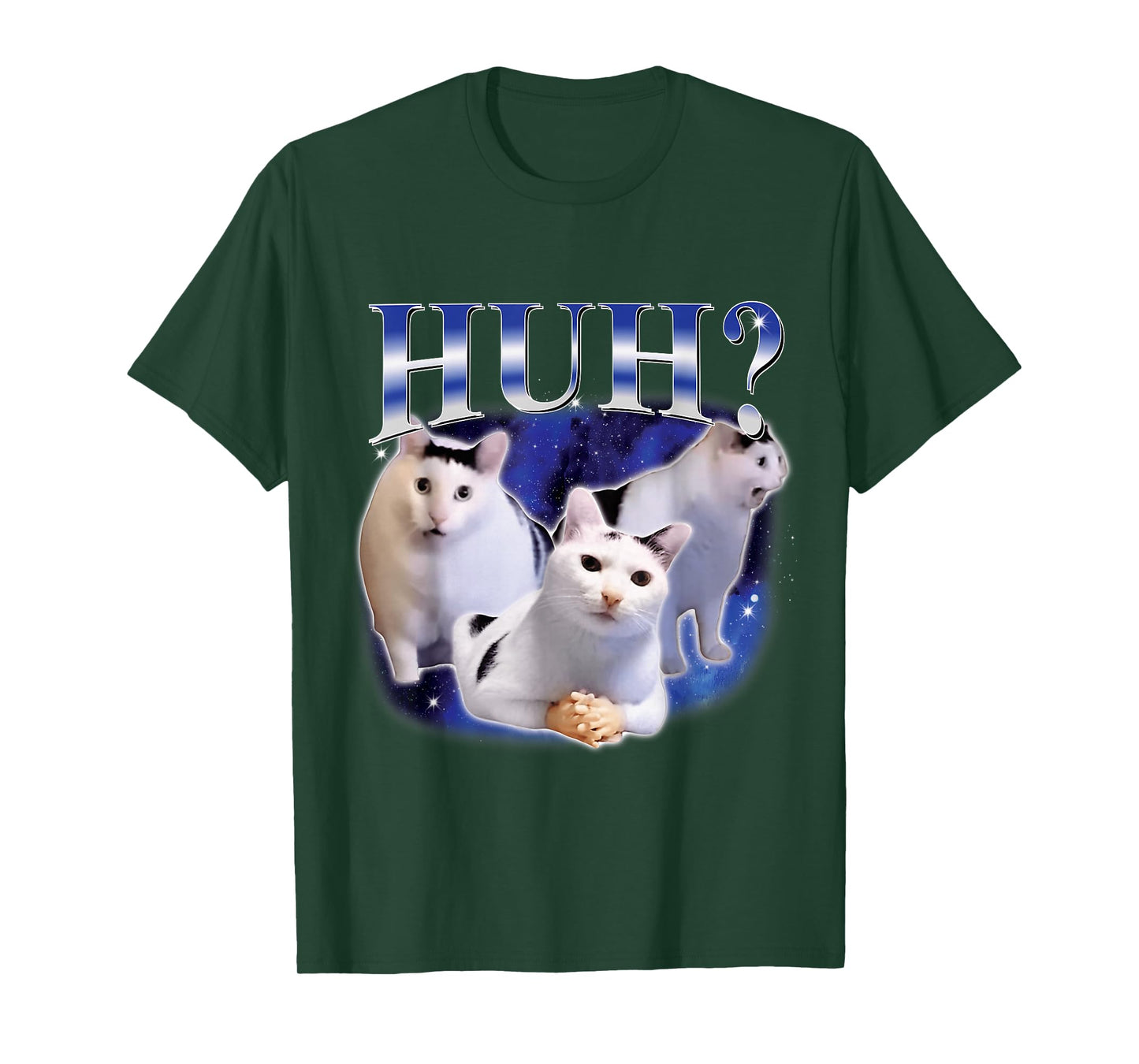 Huh Funny Dank Cat Stupid Oddly Specific Cat Meme Bootleg T-Shirt