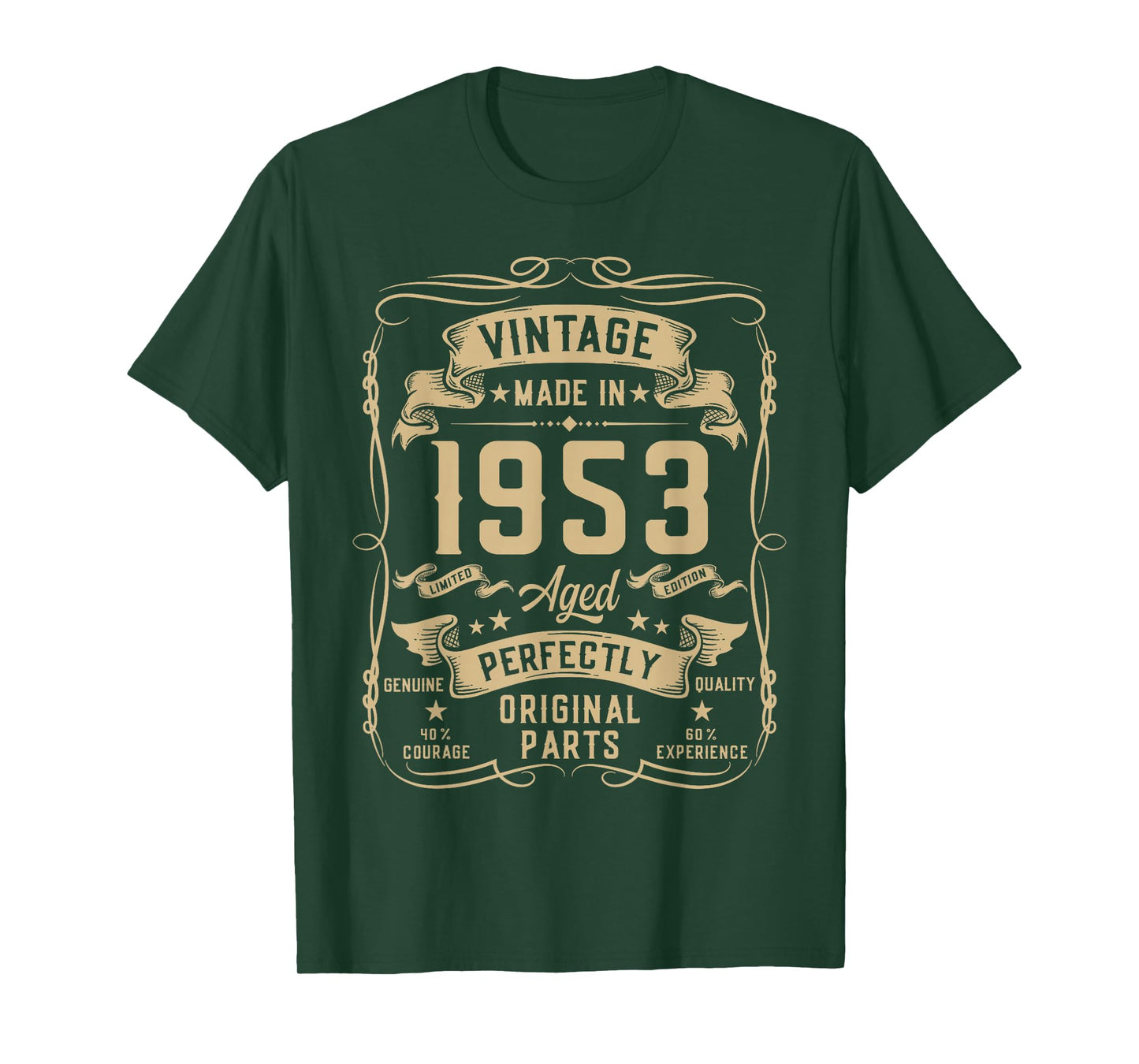 Vintage 1953 73yr 73rd Birthday Gifts for Men 73 Years Old T-Shirt