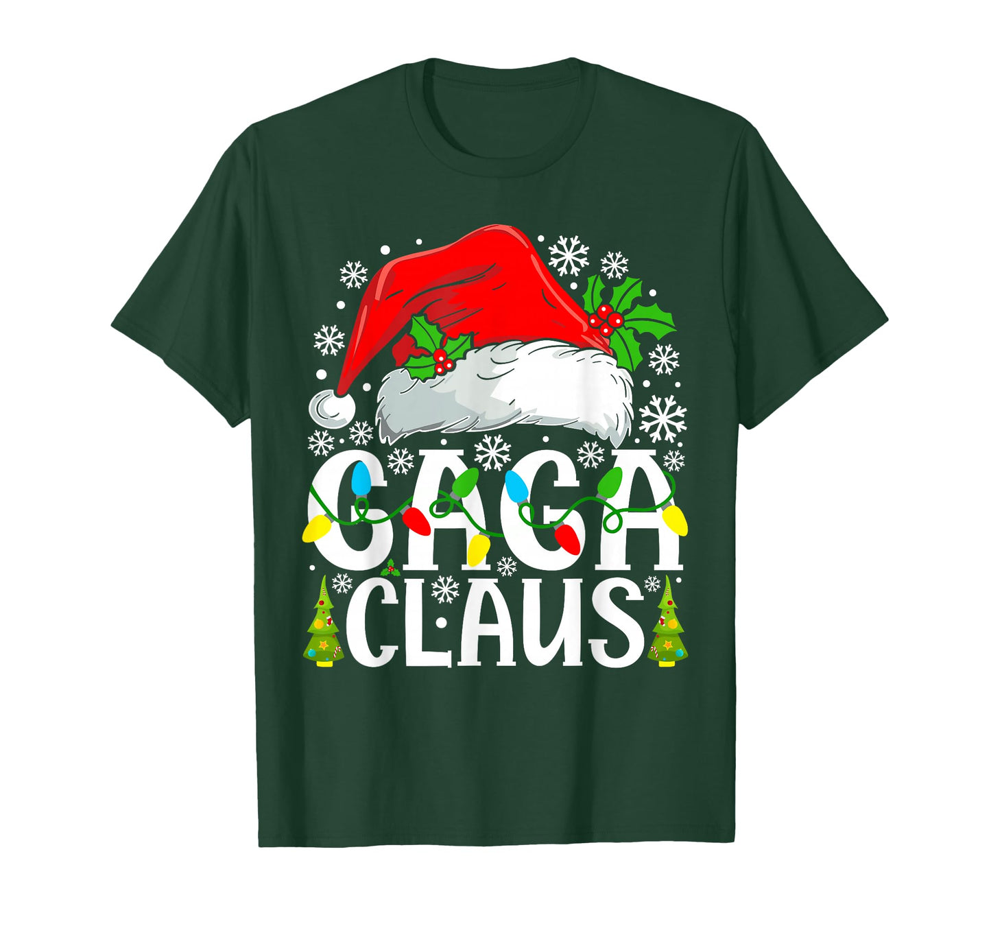 Gaga Claus Funny Christmas Family Matching T-Shirt