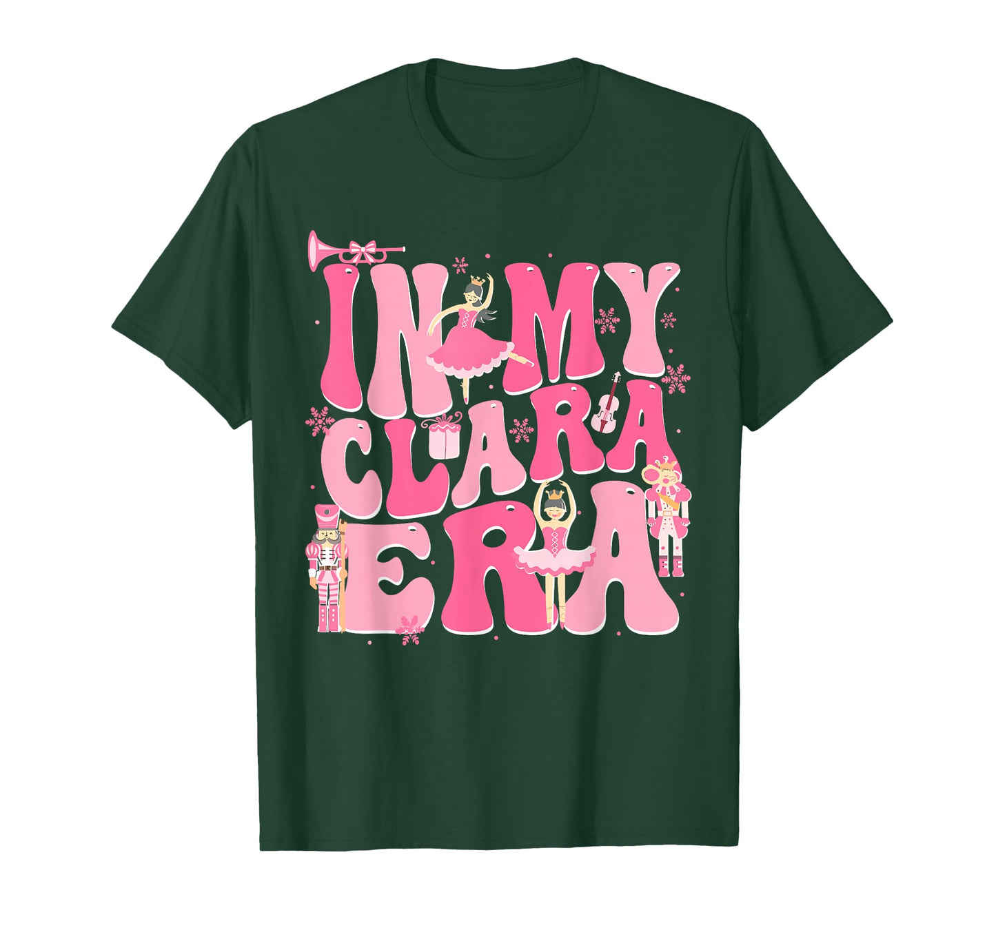 Coquette in My Clara Era Christmas Nutcracker Merry Xmas Kid T-Shirt