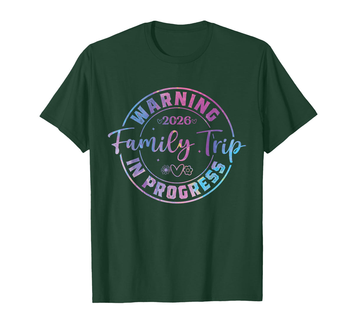 Warning Family Trip in Progress 2026 T-Shirt