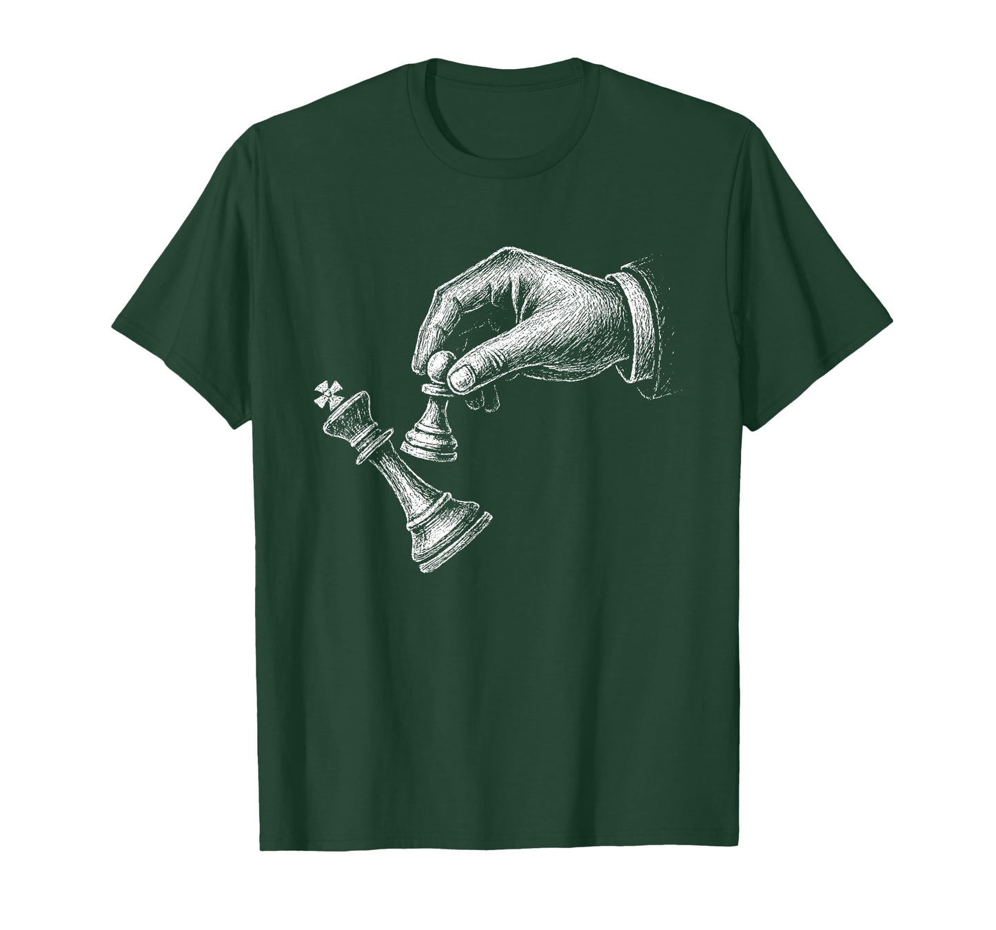 Protest Chess Pawn Knocks Down King, Rejecting Kings No King T-Shirt