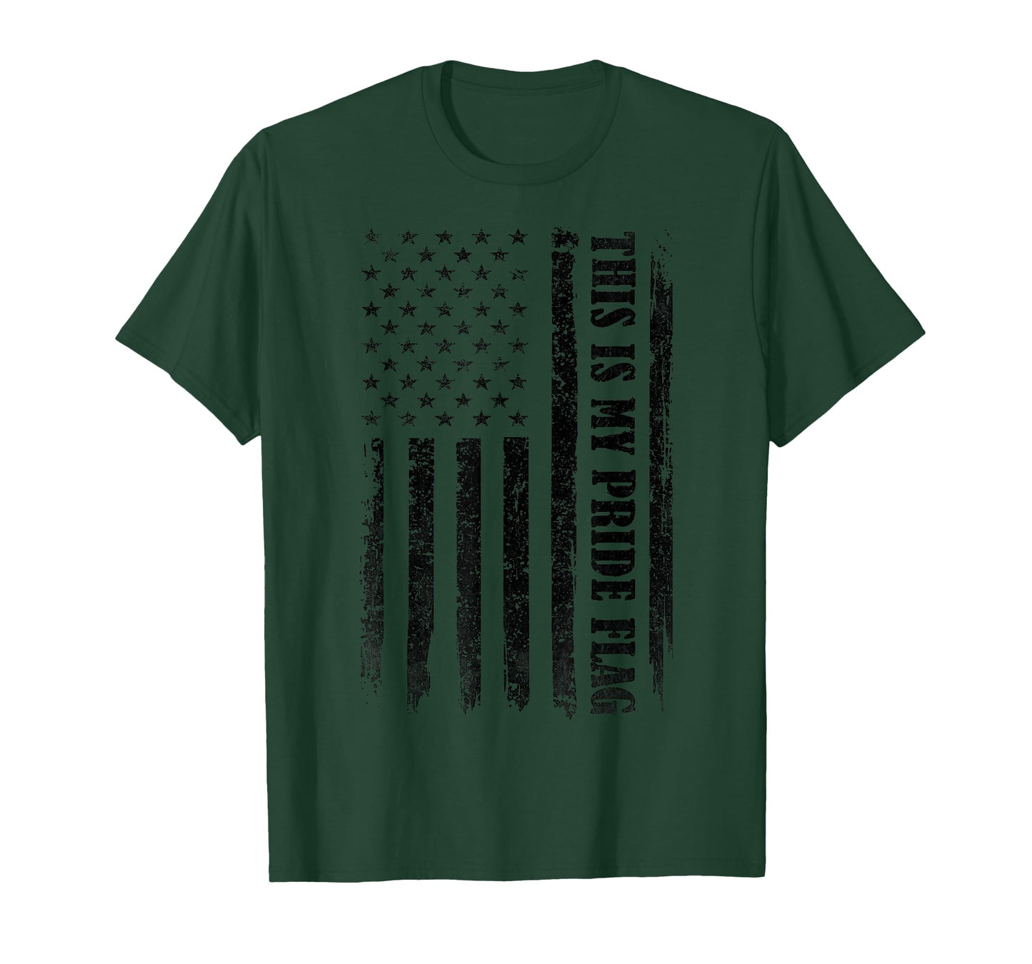 This is My Pride Flag USA American 4th of July Patriotic T-Shirt