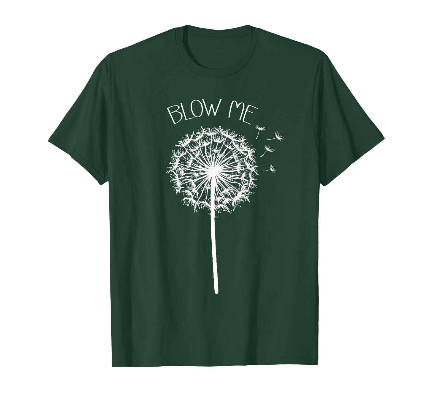 Retro Vintage Blow Me Dandelion Funny Minimalist Graphic T-Shirt